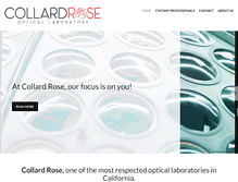 Tablet Screenshot of collardrose.com